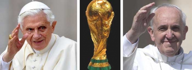 باباوات الفاتيكان يتنافسون على كأس العالم في المباراة النهائية