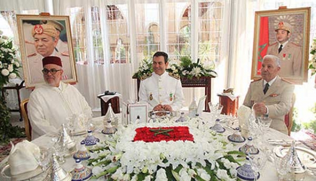 الأمير مولاي رشيد يترأس مأدبة غداء أقامها الملك بمناسبة عيد العرش