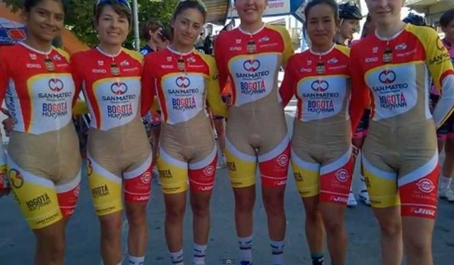 موجة سخرية من لباس المشاركات الكولومبيات في السباق الإيطالي للدراجات الهوائية