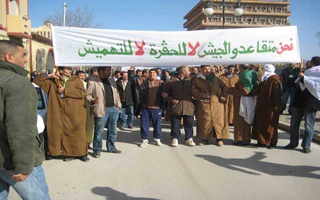 بعد البوليس: قدماء الجيش الجزائري ينتفضون ضد "الحكرة"