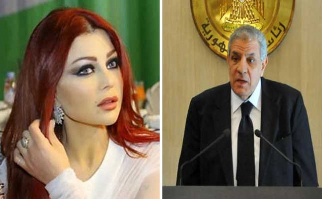 الفنانة اللبنانية هيفاء تنتصر على رئيس الوزراء  المصري  بـ " حلاوة روح"