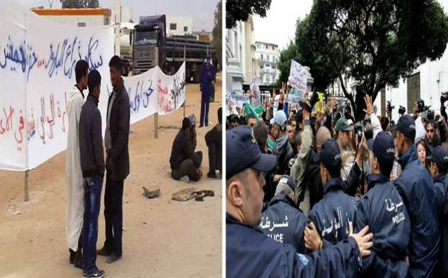 قوات الأمن الجزائرية  تقتل 4 شبان بولاية ورقلة.. و عدوى الاحتجاجات تنتقل إلى مدينة الأصنام