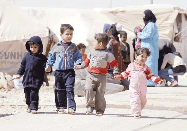 يونيسف: ملايين الأطفال السوريين اللاجئين يؤون للفراش ببطون خاوية