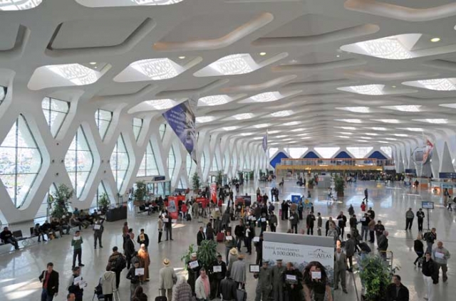 مطار مراكش المنارة يحطم رقما قياسيا باستقباله سنة 2014 لأزيد من 4 ملايين مسافر