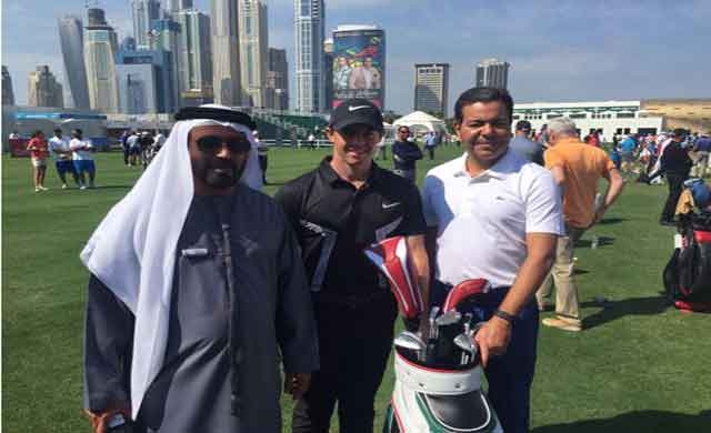 الأمير مولاي رشيد يشارك في دوري الكولف"أوميكاديزيرتكلاسيك" بمدينة دبي الإماراتية