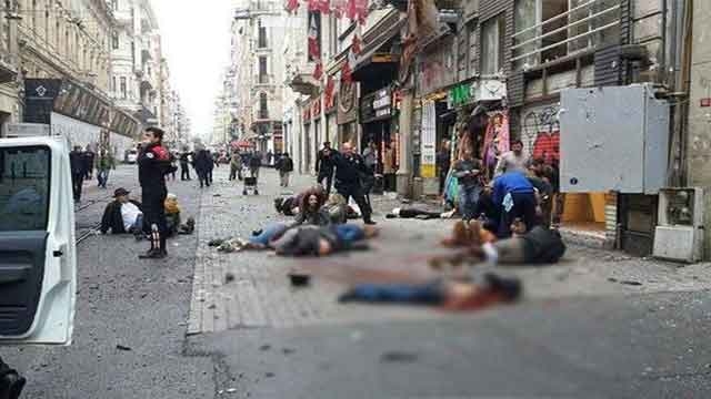 شاهد لحظة انفجار انتحاري وسط اسطنبول.. وهذه هي الحصيلة ( مع فيديو)