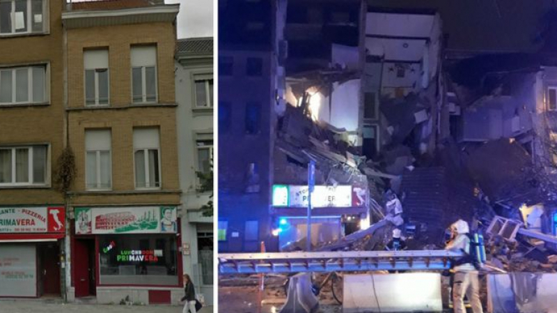 بلجيكا: إصابة عدة أشخاص في انفجار أدى إلى انهيار مبنى بأنتويرب
