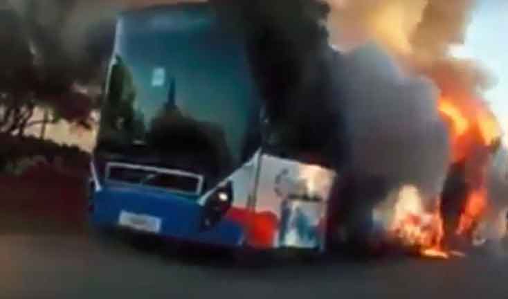 احتراق حافلة " سيتي بمكناس يثير الذعر في صفوف الساكنة ( مع فيديو )‎