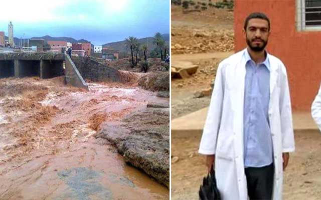 أزيلال: سيول الفيضانات تجرف أستاذا وترديه قتيلا