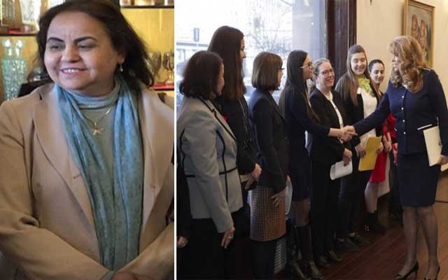 السفيرة زكية الميداوي ضمن مبادرة "سفيرة ليوم واحد بصوفيا"
