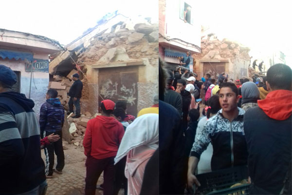 الدار البيضاء .. انهيار عدد من المنازل في المدينة القديمة يخلف حالة من الذعر( مع فيديو)