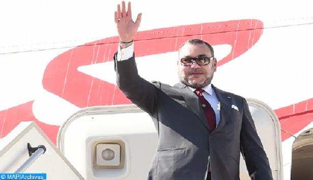 الملك يغادر برازافيل في ختام زيارة عمل وصداقة لجمهورية الكونغو