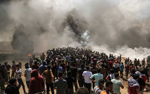في يوم الزحف بغزة.. ارتفاع عدد قتلى الفلسطينيين إلى 37