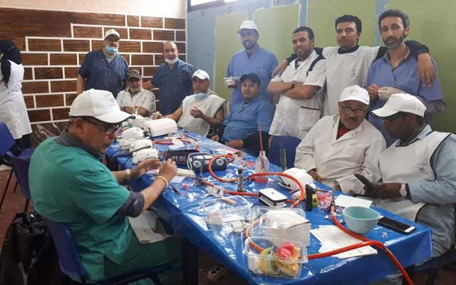 أطباء الأسنان بالسجن المدني بابن أحمد في رمضان