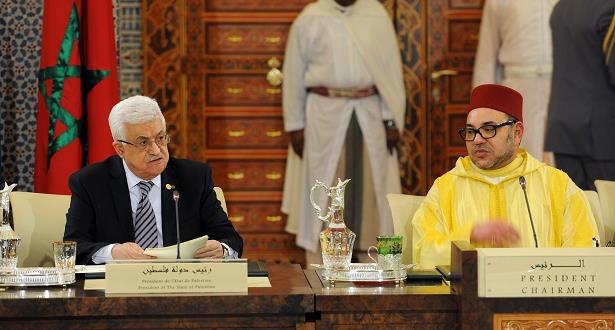 هذه هي مضامين المباحثات الهاتفية بين الملك محمد السادس ورئيس دولة فلسطين