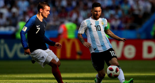 فرنسا تبخر حلم ميسي بالفوز بكأس العالم وتقصي الأرجنتين من المونديال