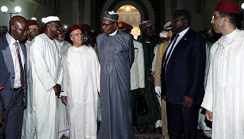 الرئيس النيجيري يزور معهد محمد السادس لتكوين الأئمة المرشدين والمرشدات