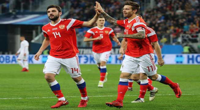 روسيا البلد المنظم في آخر ترتيب الدول المشاركة في كأس العالم
