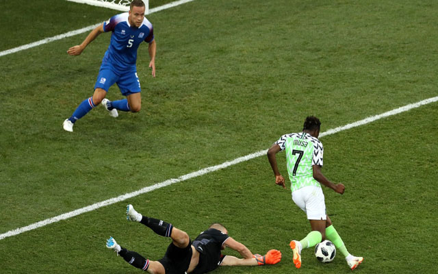 نيجيريا تفوزعلى ايسلاندا في انتظار مباراة حاسمة ضد الارجنتين 