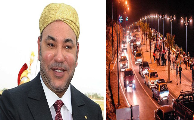الملك محمد السادس يدخل مدينة الحسيمة باستقبال جماهيري...
