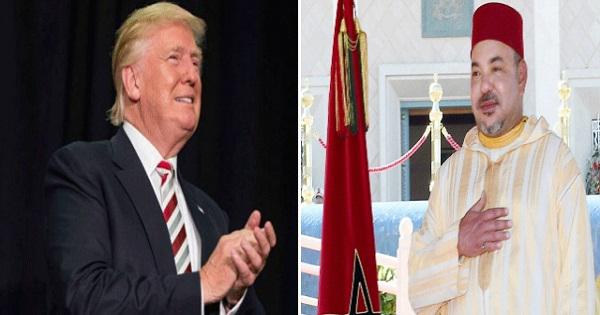 ترامب للملك: مرتاح للصداقة الأمريكية – المغربية وقيادتكم لجهود السلام الدولية