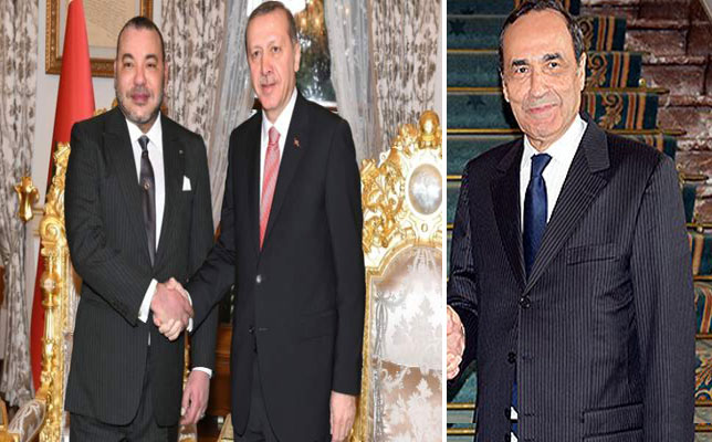 حضور الملك تنصيب أردوغان رئيسا لتركيا في شخص الحبيب المالكي..