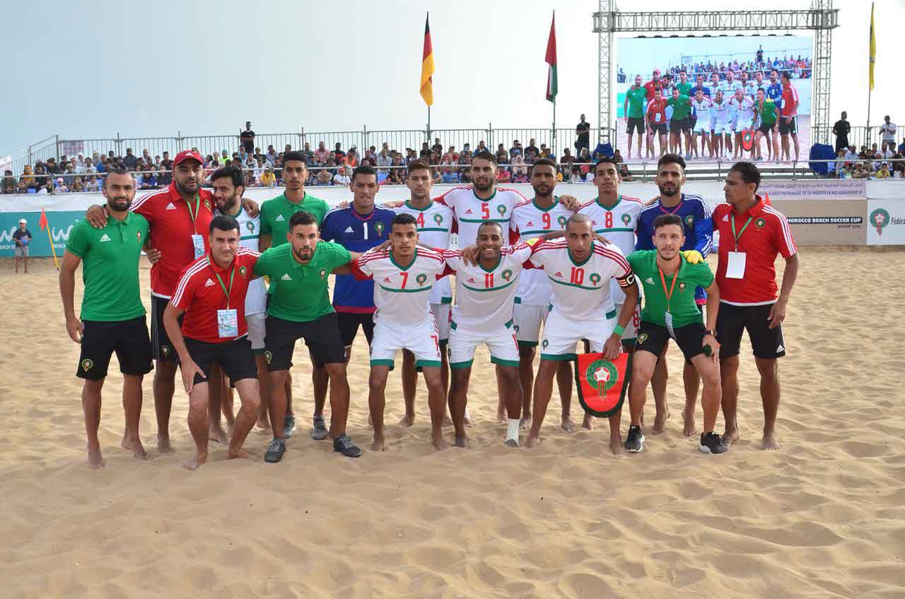 المغرب يفوز بالدوري الدولي  لكرة القدم الشاطئية بأكادير