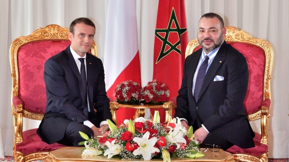 الملك محمد السادس يهنئ ماكرون بمناسبة العيد الوطني لفرنسا