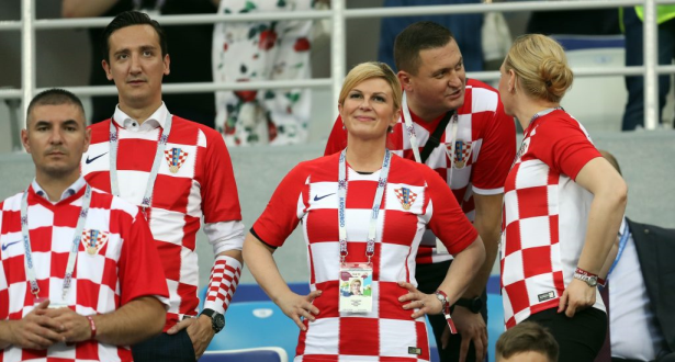رئيسة كرواتيا: سأحضر المباراة النهائية للمونديال والتي سنفوز بها طبعا