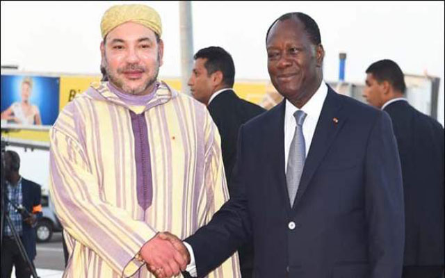 الملك محمد السادس يهنئ الرئيس الإيفواري بمناسبة العيد الوطني لبلاده