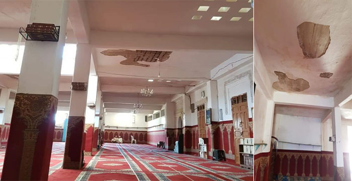 سقف مسجد آيل للسقوط بالصويرة يهدد المصلين بكارثة
