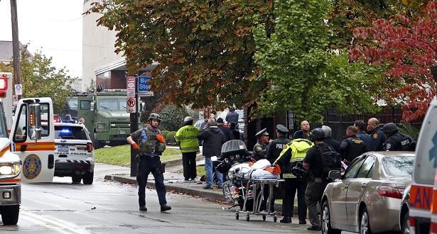 حصيلة جديدة.. 11 قتيلا في إطلاق النار داخل كنيس في بيتسبرغ الأمريكية