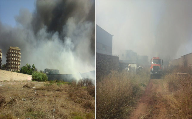 حريق مهول مصحوب بانفجارات لقنينات الغاز يستنفر المسؤولين بالمحمدية