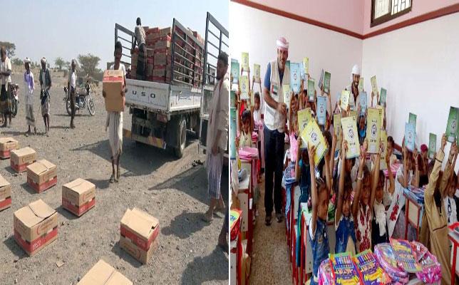 الإمارات تواصل مد معوناتها الإنسانية بإغاثة 7 آلاف يمني