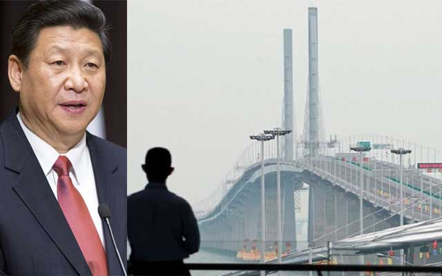 الرئيس الصيني يفتتح أطول جسر بحري في العالم (مع فيديو)