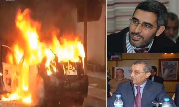 حريق في قلب العاصمة الاقتصادية يتسبب في حصار آلاف البيضاويين(مع فيديو)