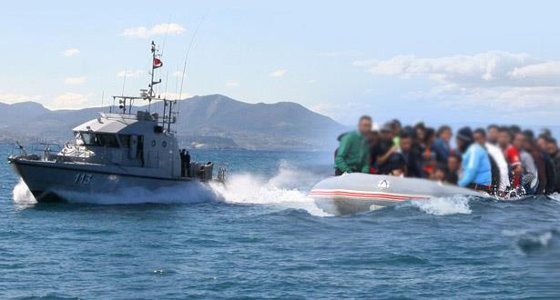 البحرية الملكية تنقذ 140 مرشحا للهجرة السرية