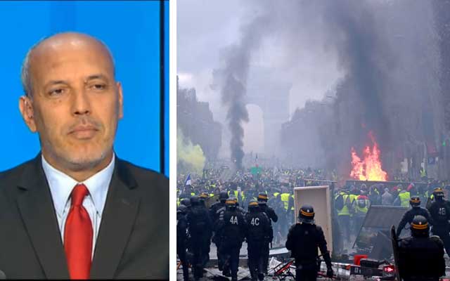 يوسف الهلالي: تغطية مظاهرات "السترات الصفراء" بفرنسا أصبح خطرا على الصحافيين