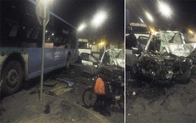 الدار البيضاء: حادثة سير بين "طوبيس" وسيارة تخلف قتيلين