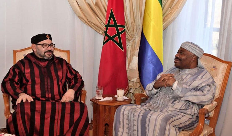 الملك محمد السادس يزور الرئيس الغابوني علي بونغو أونديمبا بالمستشفى العسكري للرباط
