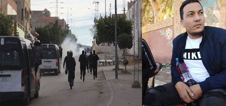 إثر انتحار مصور صحافي حرقا بتونس.. تجدد المواجهات بين قوات الأمن ومحتجين في القصرين (مع فيديو)