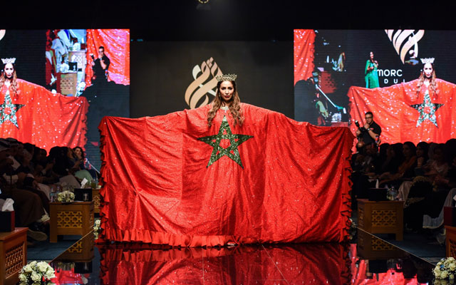 مصممة الأزياء المغربية لمياء منهل تتألق في دبي بليلة أسطورية
