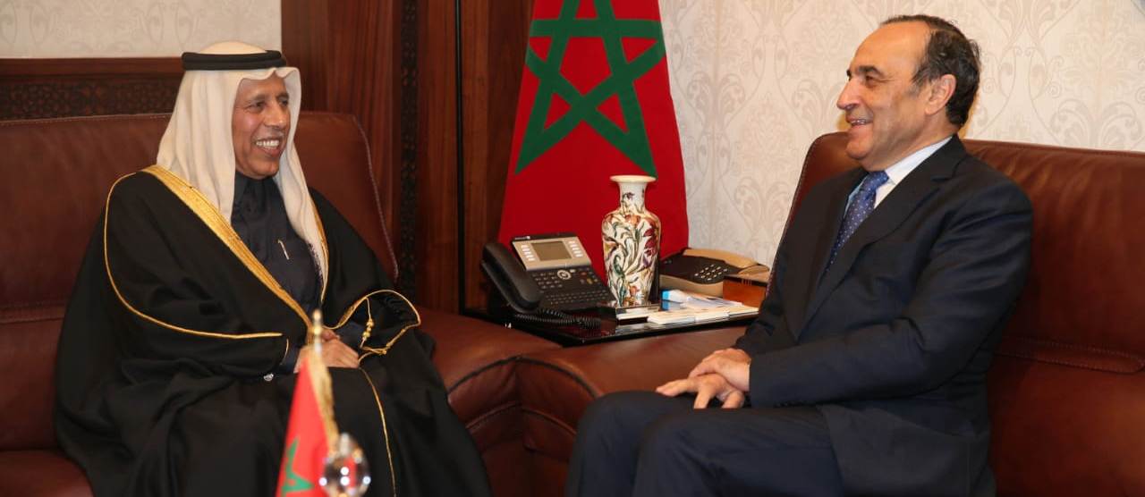 رئيس مجلس النواب يتباحث مع رئيس مجلس الشورى القطري