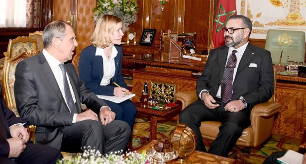 استقبل لافروف: الملك يجدد الدعوة لبوتين لزيارة المغرب