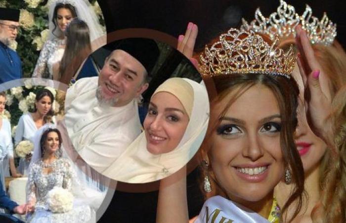 بعد شهرين على زواجهما.. حقيقة انفصال السلطان محمد 5 وملكة جمال روسيا