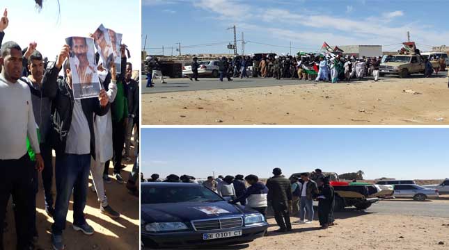 الاحتجاجات في مخيمات تندوف تخرج زعيم البوليساريو من صمته حول قضية الخليل