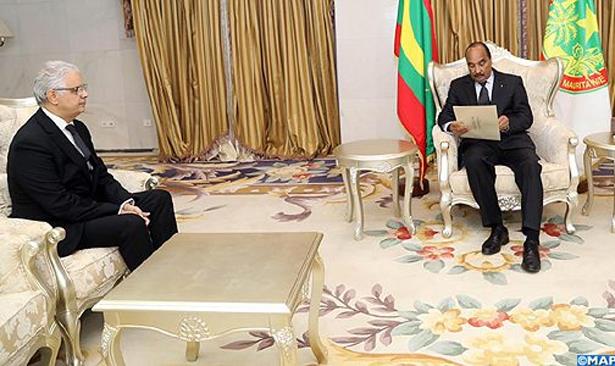 نزار بركة يسلم رسالة خطية من الملك محمد السادس إلى الرئيس الموريتاني
