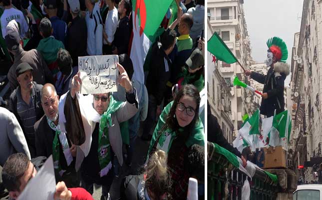 خامس جمعة احتجاج ضد تمديد العهدة الرابعة لبوتفليقة