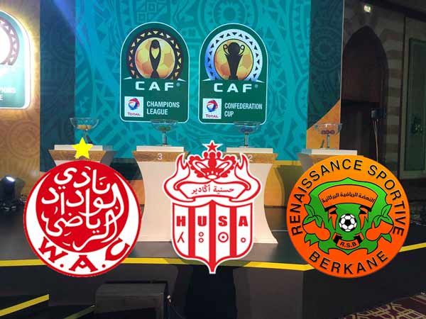 مواجهات قوية للأندية المغربية في قرعة المسابقات الإفريقية في دور الربع