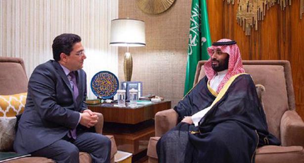 بوريطة يسلم رسالة من الملك محمد السادس إلى ولي عهد المملكة العربية السعودية